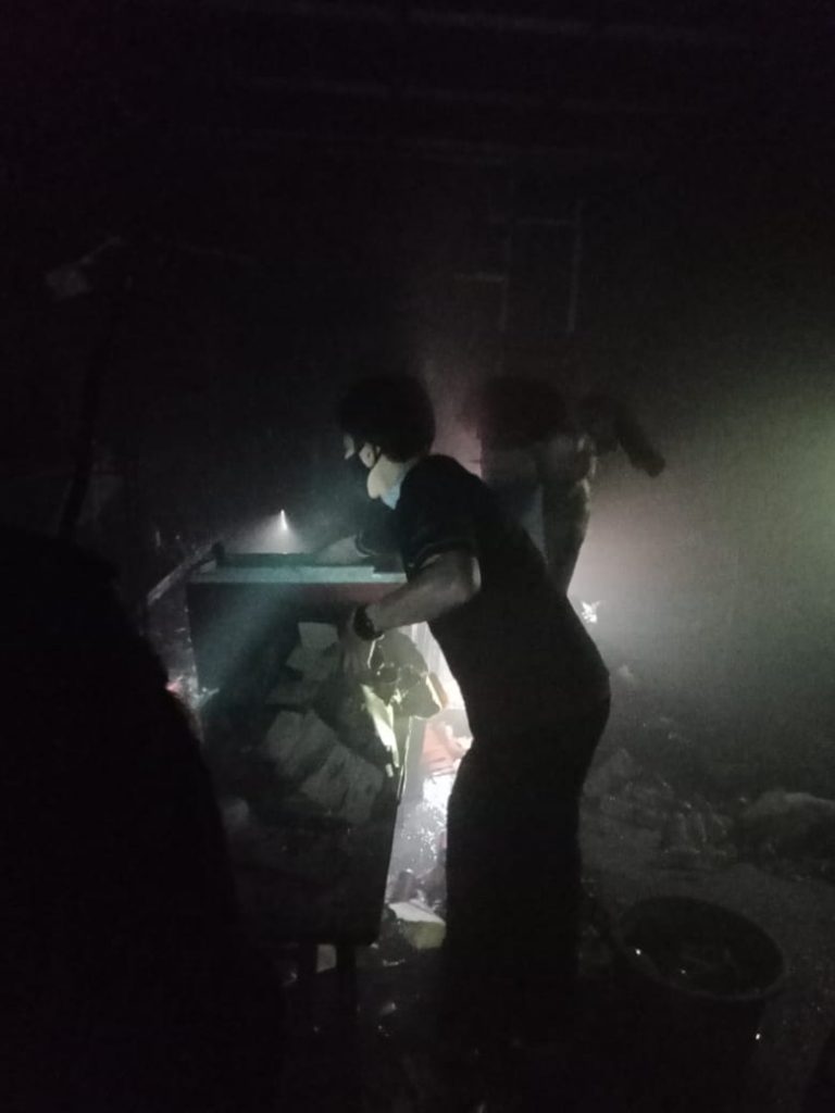 Gudang Penyimpanan Miras di Diskotik L’quid Claro Kendari Terbakar