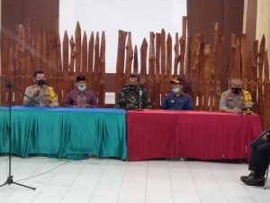 Bahas Aset Daerah, Pemkot Baubau dan Pemda Buton Lakukan Pertemuan di Polres Baubau