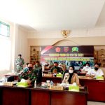 Jelang Pelaksanaan TNI Manunggal Membangun Desa (TMMD) Reguler Ke-110 di Buton, Wabup Ikuti Rakornis