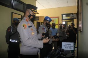 Antisipasi Penyalahgunaan Senpi, Kapolres Buton Cek Senpi Anggota