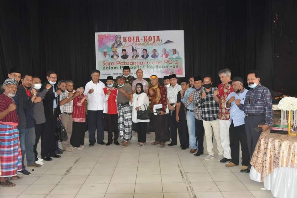Hadirkan Tokoh di Buton, Diskusi Sara Pataanguna dan PO 5 Clear