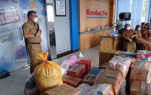 Pemkot Kendari Kirim Donasi Rp437 Juta ke Sulbar