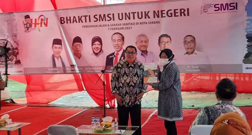 Bunda Risma Tertarik Program Kemanusiaan SMSI