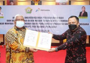 Pemprov Sultra Hibahkan Aset Sebidang Lahan ke Pertamina