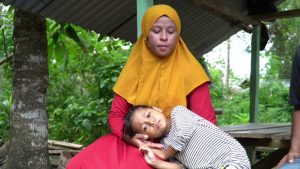 Bocah 5 Tahun Penderita Kelainan Usus di Kota Baubau Ini Butuh Uluran Tangan foto istimewa