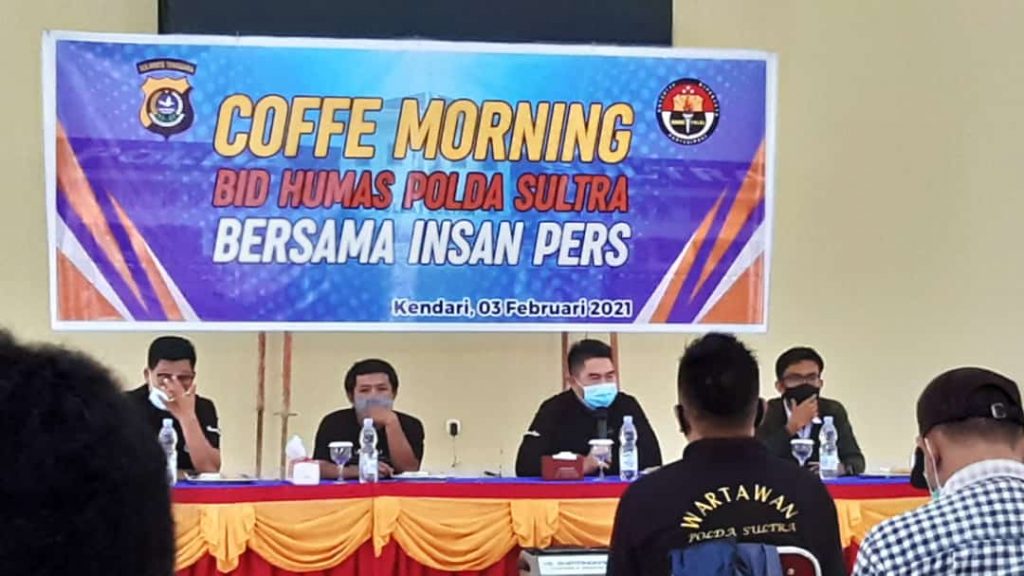 Polda Sultra Ajak Jurnalis Perangi Hoax