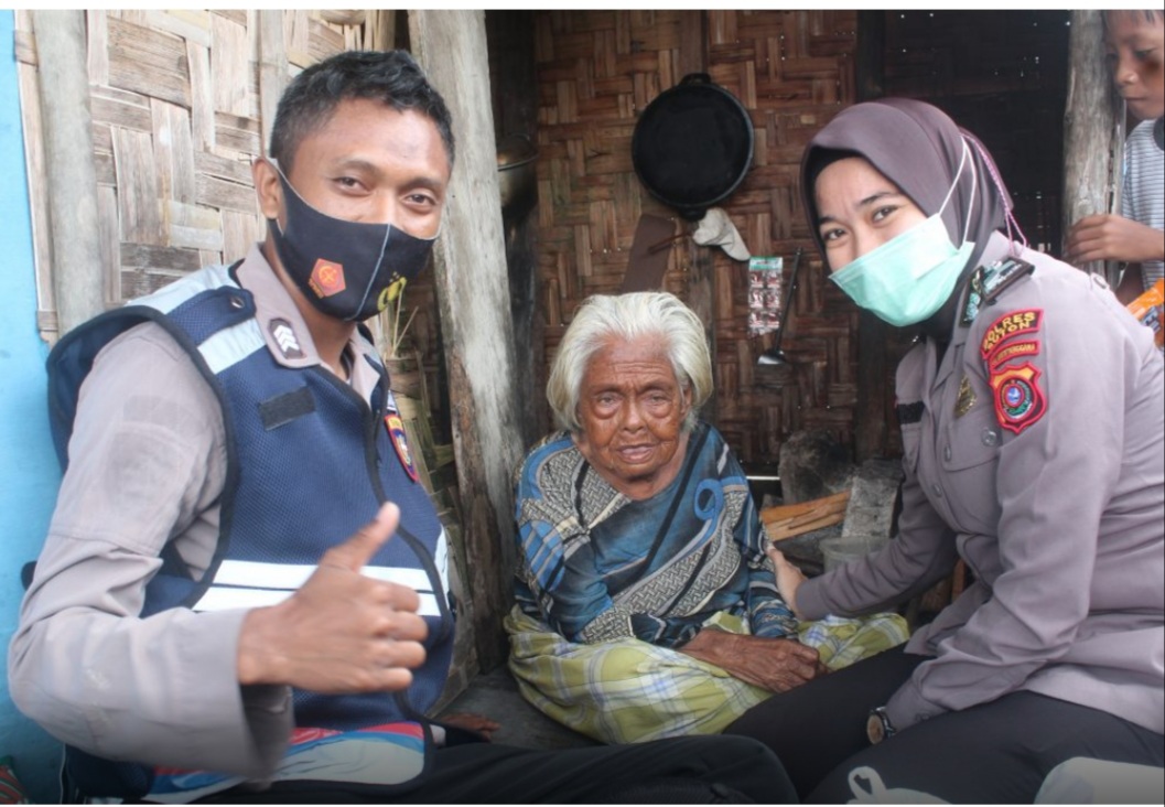 Prihatin Pada Warga Binaannya, Bhabinkamtibmas di Lasalimu, Buka Donasi Untuk Nenek Wahuna