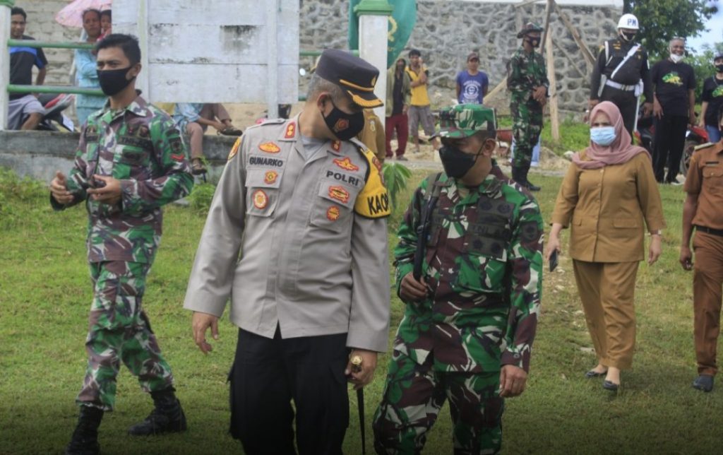 Kapolres Buton Terima Kunjungan Pangdam XIV Hasanudin