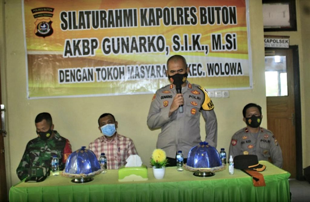 Kapolres Buton Kunker di Polsek Wolowa dan Ambuau Indah