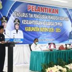 Bupati Lantik Pengurus TP PKK Buton
