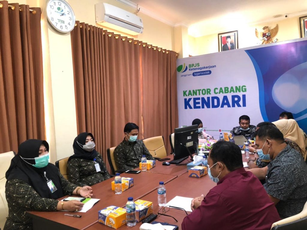 BPJAMSOSTEK Sultra Bersama DPRD Konawe Kepulauan Tingkatkan Kerja Sama