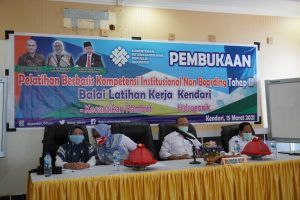 Buat Masyarakat Terampil, BLK Kendari Buka Pelatihan Institusional Tahap III