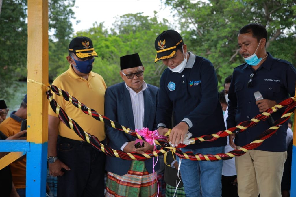 Bupati Buton Kembali Resmikan Tempat Wisata di Desa Wabula