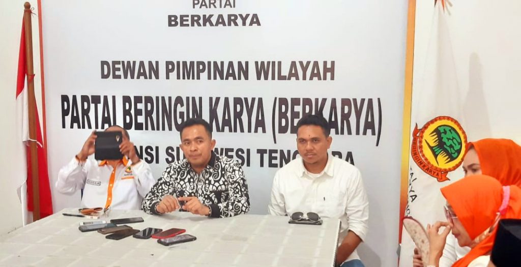 Partai Berkarya Sultra Target Jadi Pemenang Pemilu 2024