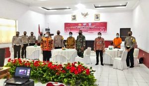 Kapolres dan Bupati Buton Mengikuti Launching Aplikasi SIM Nasional Presisi (SINAR)