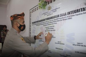 Polres Buton Gelar Deklarasi Zona Integritas Menuju WBK dan WBBM