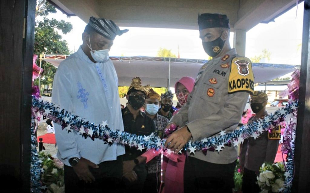 Gedung Kantor Polsek Pasarwajo Resmi Digunakan