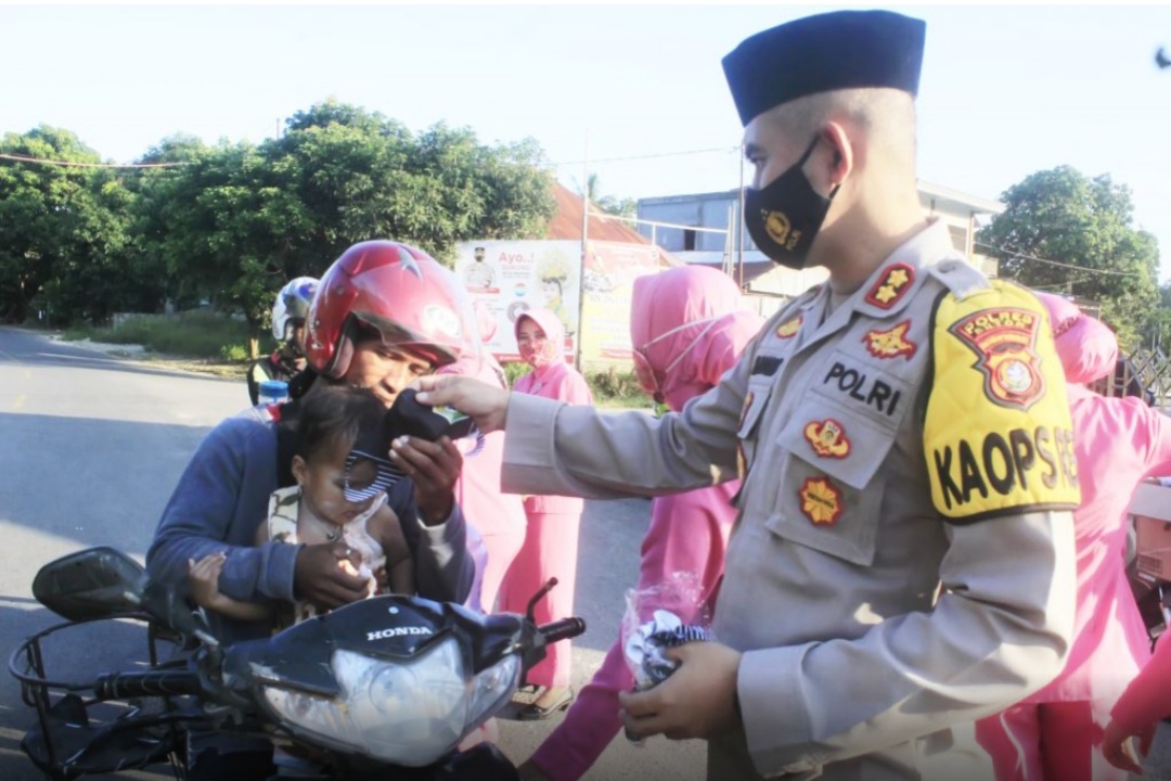 Polres Buton Gencar Sosialisasi Larangan Mudik