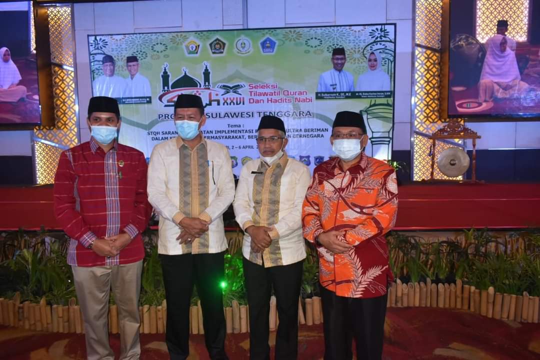 Pemkot Baubau Hadiri Pembukaan STQH ke-26 Se-Sultra