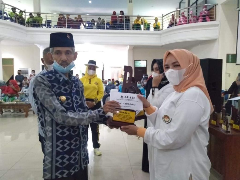 Wali Kota Baubau Bangga dan Terharu Senam PO 5 Dilombakan