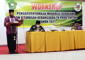 Kukuhkan FKPAI, Kakanwil Kemenag Sultra Ajak Penyuluh Bumikan Moderasi Beragama
