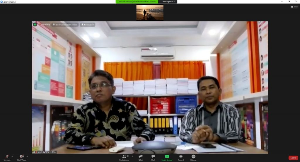 Majukan Sektor Perikanan, Pemda Buton Tindak Lanjuti Kerjasama Dengan Rare AS