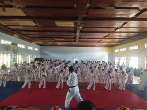 Terapkan Prokes, 243 Kenshi Shorinji Kempo Kendari Ikuti UKT