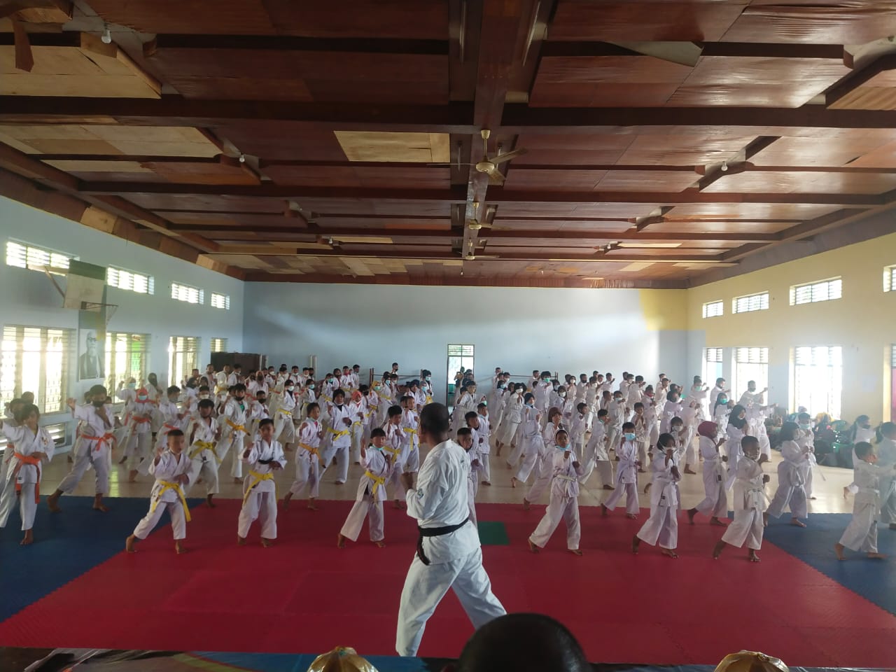 Terapkan Prokes, 243 Kenshi Shorinji Kempo Kendari Ikuti UKT