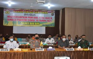 Hadiri Rakor Lintas Sektor bersama Kapolri dan Panglima, Wawali Baubau : Akan Tindak Lanjuti dengan Rapat Forkopimda