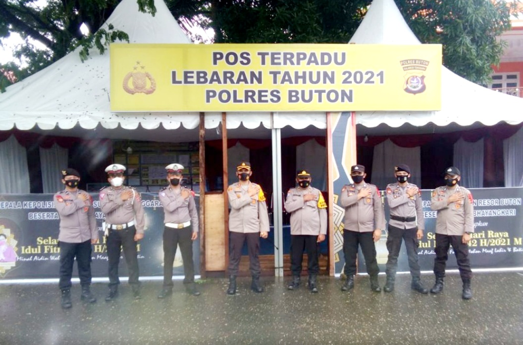 Pastikan Kesiapan, Kapolres Cek Pos Pam Operasi Ketupat 2021