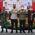 Hadiri Rakor Percepatan Vaksinasi Covid-19, Kapolres Buton Harap Semua Warga Ikut di Vaksin