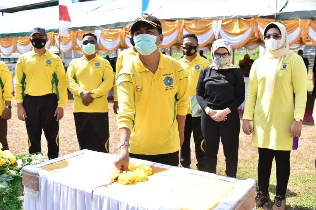 Peringati HKG PKK Ke-49 Bupati Buton Ingatkan PKK Sosialisasikan Prokes
