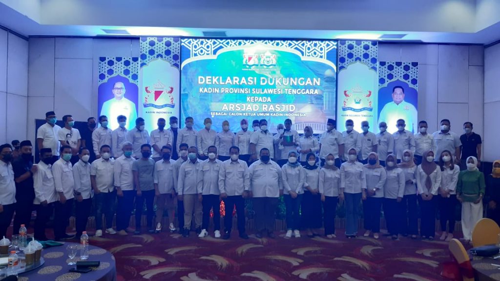 Kadin Sultra Deklarasi Dukung Arsjal Rasjid Jadi Ketua Kadin Indonesia