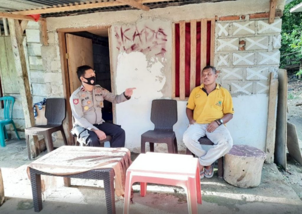 Vaksinasi Aman, Kapolsek Wolowa Harap Warga Ikut Divaksin