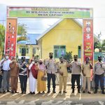 Kapolres Buton Tinjau Posko PPKM Mikro Desa Lapodi