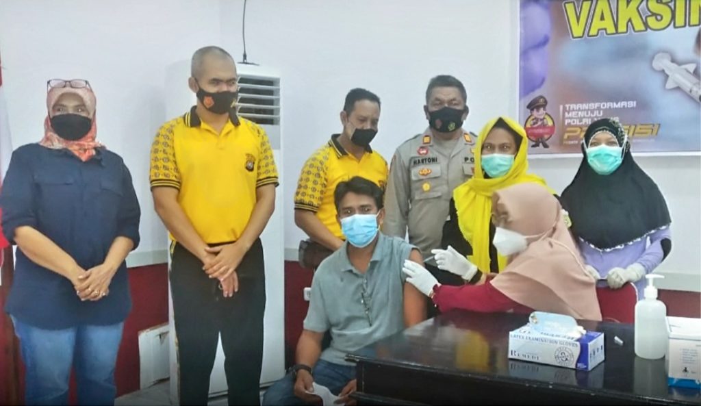 Lagi, 94 Anggota Polres Buton Ikut Vaksinasi