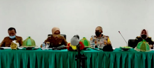 Partisipasi Vaksinasi Covid - 19 Rendah, Wabup Tekankan Kepala OPD dan Camat Sukseskan Program Vaksinasi
