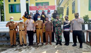 Kompak Tangani Corona, Bupati dan Kapolres Buton Kunjungi Posko PPKM Mikro