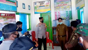 Kompak Tangani Corona, Bupati dan Kapolres Buton Kunjungi Posko PPKM Mikro