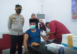 Polres Buton Gelar Vaksinasi Massal