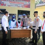 Anggota Polres Buton Tes Urine Cegah Penyalahgunaan Narkoba