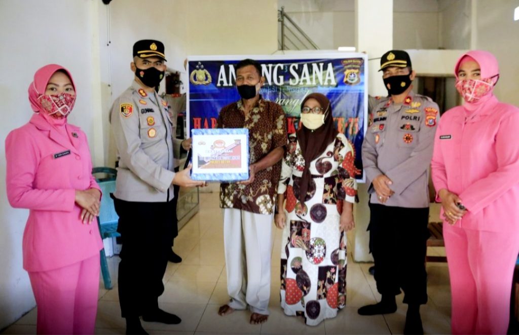 Sambut HUT Bhayangkara ke 75, Polres Buton Gelar Giat Ajangsana