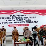 Wabup Buton dan Kapolres Dengarkan Arahan Presiden Lewat Virtual