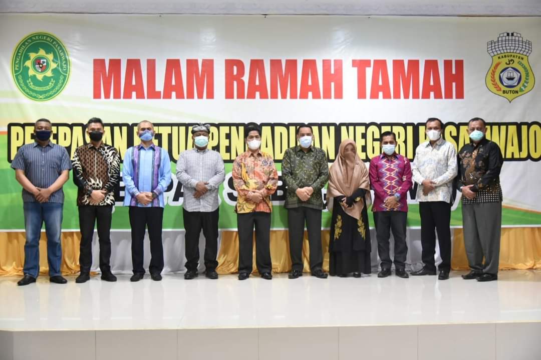Ketua Pengadilan Negeri Pasarwajo Pindah Tugas, Pemda Buton Gelar Malam Ramah Tamah
