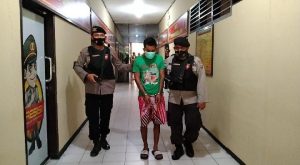 Tutup Muka Pakai “BH” Agar Tak Dikenali Saat Mencuri, Buruh Bangunan Citraland Diamankan