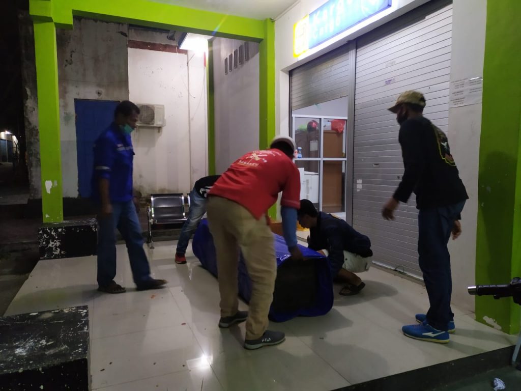 M1R SSB Kota Baubau Fasilitasi Kepulangan Jenasah Anak Pengidap Tumor Ke Kampung Halaman