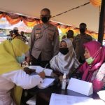 Vaksinasi Massal Sukses, Kapolres Buton Ucapkan Terima Kasih
