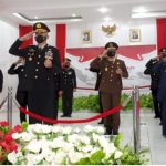 Dipimpin Presiden, Polres Buton Ikuti Upacara HUT Bhayangkara ke 75 secara Virtual
