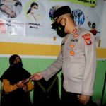 Kapolres Buton Pantau Pelaksanaan Vaksinasi Covid-19 di Puskesmas Wolowa