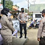 Kapolres Buton Cek Posko PPKM di Pasar Sabho